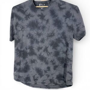 BYLT Cloud Dye Tee XXL Charcoal Gray Stretch Athletic T Shirt Mens Streetwear